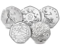 50p grobro7 kunstkarte grau weiß wall collage kit, ästhetisches bild indie room decor. Your Guide To The Pre 1997 50p Coins Change Checker