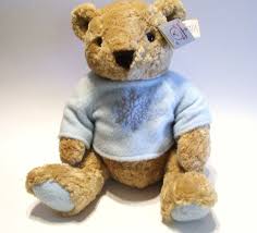 1999 La Senza Teddy Bear Plush Gershwin Christmas Stuffed Toy 12 Inch With Tags Teddy Bear Plush Teddy Bear Stuffed Animal Teddy Bear