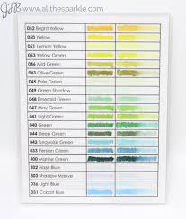 Zig Clean Color Real Brush Swatch Card Download And A