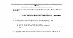 Cadangan peraturan pemarkahan kertas 3 bab 6 1. Nota Rujukan Untuk Persediaan Kertas 3 Sejarah Spm 2014