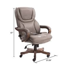 Staples Com Serta Big And Tall Bonded Leather Executive Office Chair With Upgraded Wood Accents In 2020 Executive Office Chairs Upholstered Office Chair Office Chair