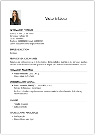 Choose a free portfolio & cv website template to start creating your stunning website. Curriculum Vitae En Espanol For Android Apk Download