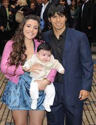 In 2008, giannina maradona got married to sergio agüero, an argentine professional footballer who plays as a striker for premier league club manchester city, and the argentine national team. Sergio Kun Aguero Y Giannina Maradona Celebran El Bautizo De Su Hijo Benjamin En Buenos Aires