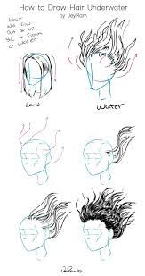 How To Draw Hair Underwater Jeyram Anime Drawings Sketches Hair In The Wind Anime Drawings Sketches Guy Drawing