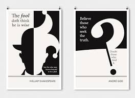 The minimalism of the illustrations keep the quotes at the. 14 Literary Posters That Turn Famous Authors Words Into Art Huffpost