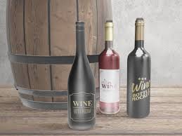 Free Download Wine Bottles Mockup On Vectogravic Com Free Wine Bottles Bottle Mockup Wine Bottle