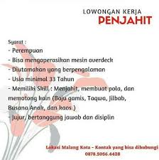 / segera lamar lowongan kerja tukang kebun dari 2 daftar loker di jakarta di bawah ini. Lowongan Kerja Tukang Potong Kain Terbaru