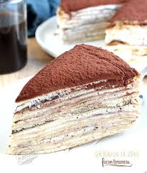 Gateau De Crepes Facon Tiramisu In 2020 Desserts Dessert Recipes Dessert Crepe Recipe