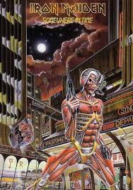 Iron Maiden Somewhere In Time Iron Maiden Posters Iron Maiden Album Covers Iron Maiden Eddie