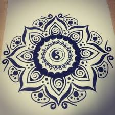 Download Yin Yang Mandala Illustration Yin Yang Mandala Illustration Vector Swirls Petals Sacred Tribal College Work Yin Yang Mandala Mandala Mandala Tattoo