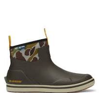 Alpha Deck Boot 6" Black Olive/Camo