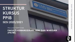Ibrahim, dekan fakulti kemanusiaan, seni & warisan, ums dan turut dihadiri ybhg. Struktur Kursus Ppib Fssk Sesi 2020 2021 Youtube