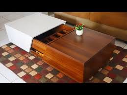 Sliding Top Coffee Table Meja Ruang Tamu Sliding Youtube In 2020 Coffee Table Table Tamu