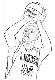 coloriage kevin durant coloriages a imprimer gratuits malbch et