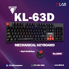 JEDEL GAMING KL-63D RGB GAMING MECHANICAL KEYBOARD