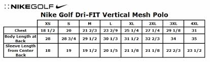 Nike Dri Fit Shirt Size Chart Www Bedowntowndaytona Com