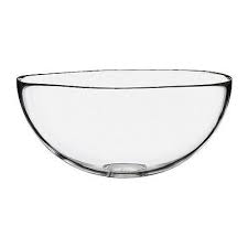 Xxl Klarglas Glas Schussel Schale Salatschussel Obstschale Dekoschale O 28cm Neu Servierschussel Dekoschale Salatschussel