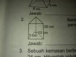 Check spelling or type a new query. Nomor 2 Berdasarkan Gambar Prisma Segitiga Di Samping Hitunglah Luas Permukaan Dan Volume Prisma Brainly Co Id