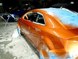 Opening a fresh can of burnt orange, pre reduced automotive paint. Electric Orange Paint Job Youtube
