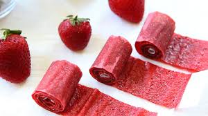 Homemade Strawberry Leather Or Roll Ups Buona Pappa Fruit Leather Recipe Homemade Fruit Leather Fruit Snacks Diy