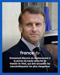 Emmanuel Macron en déplacement à la prison de haute sécurité de  Vendin-le-Vieil, qui doit accueillir les narcotrafiquants les plus  dangereux 👉 https://ebx.sh/FFfIr0