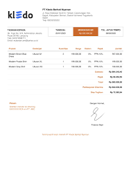 50 Contoh Invoice Gratis - Langsung Download