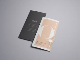 It's psd file consists of smart objects. Tri Fold A4 Brochure Perspective Mockups Mockup World