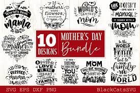 Download Mother S Day Svg Bundle 10 Designs Mother S Day Svg By Blackcatssvg Thehungryjpeg Com