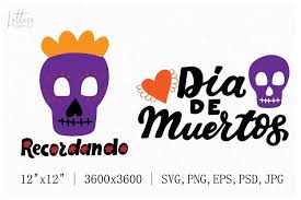 Get your free download below! Purple Sugar Skull Svg Hand Lettering Phrases Dia De Muertos 880057 Illustrations Design Bundles