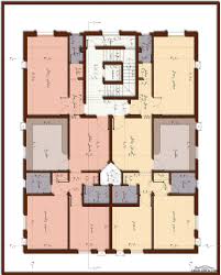 شقق سكنية بتصميم حديث 2 غرفة نوم في كل وحدة سكنية Family House Plans House Plans House Design