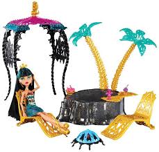 Cleo De Nile Pool Set 13 Wishes Monster High Toys Monster High Dolls Monster High Doll Accessories