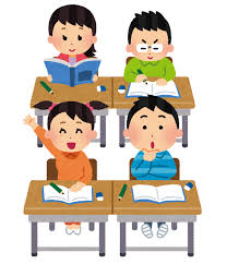 授業中の小学生のイラスト | かわいいフリー素材集 いらすとや