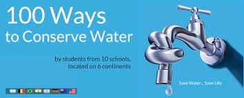 Fix all your leaky taps. 100 Ways To Conserve Water