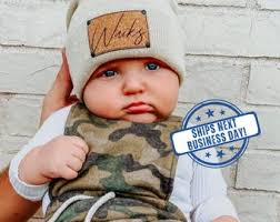 Personalized Name Beanie, Newborn Baby Infant Toddler Kids and Adult