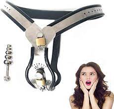 UUIUU Chastity Belt Woman Chastity Device Gift for Woman with 2 Removable  Plugs Black Female Chastity Belt (Size : 140~150cm) : Amazon.de: Health &  Personal Care