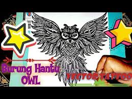 Check spelling or type a new query. Sketsa Ilustrasi Cara Menggambar Desain Vektor Tato Burung Hantu How To Draw Owl Vector Tattoo Youtube