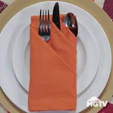 How to fold napkins for thanksgiving. 3 Fancy Ways To Fold Napkins Video Napkin Folding Napkins Diy Home Crafts