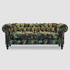 Camo Chesterfield Sofa Camouflage Green Sofa Green Chesterfield Camo Couch Camo Fabric Green Sofa Best Leather Sofa Green Fabric Sofa