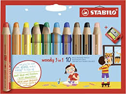 Buy stabilo colouring pencils and get the best deals at the lowest prices on ebay! Stabilo Woody 3 In 1 Coloured Pencil Watercolour And Wax Crayon Amazon De Burobedarf Schreibwaren