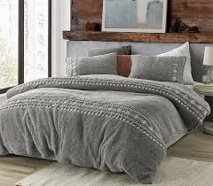 Duvet cover and pillowcasestheresai have been having the hardest time finding a duvet cover to fit my ikea down comforter, and i was surprised that @ only a 250 thread count i have madds12pretty big for a twin size looks more like a full. Gray Twin Extra Long Duvet Cover Dimensions For College Size Beds Teddy Fleece Dorm Bedding Set