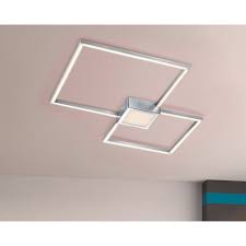 Sie ist vielseitig in räumen wie wohnzimmer, schlafzimmer, esszimmer, küche, flur, arbeitszimmer oder kinderzimmer einsetzbar. Trio Deckenleuchte Hydra Nickel Matt Eckig Eek A Kaufen Bei Obi
