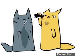 Macie proof jako gif i z tyłu jako szkic na kartce (szkic był robiony chyba we czwartek). Bluestar Takes A Selfie On Make A Gif