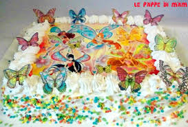 Torta Winx Con Panna Le Pappe Di Mam Idee Torta Di Compleanno Dolci Di Compleanno Torte Di Compleanno