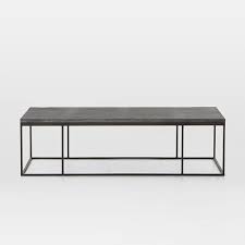 Limestone Iron Rectangular Coffee Table Coffee Table West Elm Coffee Table Coffee Table Wood