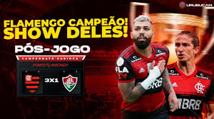 Vp do flamengo exalta decisão dos clubes pela criação de liga nacional: Pos Jogo Flamengo 3 X 1 Fluminense Flamengo Campeao Show Deles Youtube