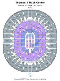 Thomas Mack Center Tickets In Las Vegas Nevada Seating