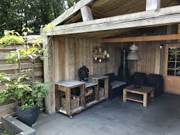 Onze Overkapping Met Zelfgemaakte Kamado Tafel Keuken Ideeen Zelfgemaakt Keuken