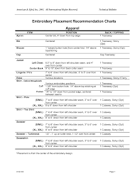 Embroidery Placement Chart Bing Images Embroidery