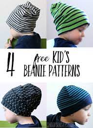4 Free Knit Beanie Hat Sewing Patterns Tested Hat Patterns To Sew Boys Sewing Patterns Sewing Patterns For Kids