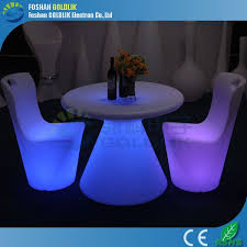 Garden Furniture Led Table And Led Chair Www Goldlik Com Cafe Tables Led Furniture Outdoor Cafe
